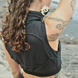 NWT Buddahful Black Freq G Mesh Vest